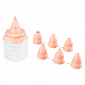 Шприц кондитерский с насадками 6шт 130x70x70мм 41112700008 Бытпласт