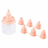 Шприц кондитерский с насадками 6шт 130x70x70мм 41112700008 Бытпласт