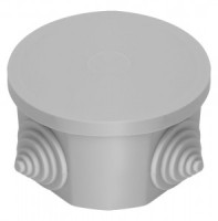 Stekker Коробка разветвительная 4 ввода, IP44, светло-серая, 75x75x40 EBX20-34-44 39995