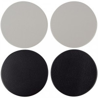 Подставка под кружку набор 4шт серые/черные, ПВХ LA VILLA 107069 Mallony