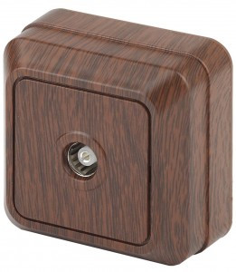 ЭРА Intro Quadro роз. TV, ОУ, 1 мест. венге, 2-301-10, Б0030127