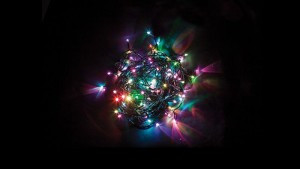 Feron Гирлянда на елку 210LED разноцв., 7веток по 3м, IP44, зелен.4м, CL91 32373