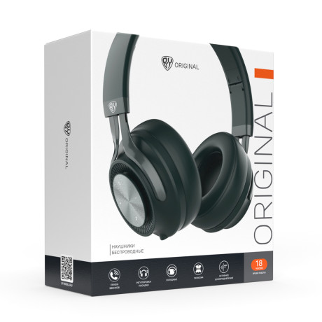 BY Наушники беспроводные полноразмерные Star, шумоподавление, тканевое оголовье, 500мАч, BT5.0