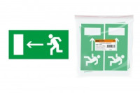 TDM знак 200х100мм "Направление к эвакуационному выходу налево" (10!) SQ0817-0050