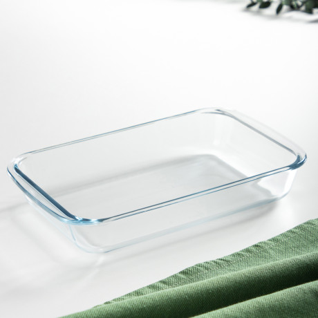 SATOSHI Форма для запекания жаропрочная прямоугольная, с ручками, стекло, 29,5х17,4х5см, 1,6л