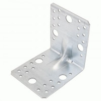 Уголок Кунгур крепежный 105х105*90*2 усил. цинк (ГОЦ) (25)