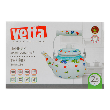VETTA Прованс Чайник эмалированный 2,5л, индукция