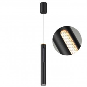 ODEON LIGHT 6643/7L HIGHTECH ODL24 черн/золото/мет/акрил подвес IP20 LED 9W 3000K 220V MALI