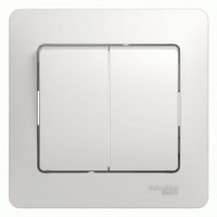 Systeme Electric GLOSSA выкл. СУ 2 кл. бел. (пл.осн.) GSL000152 (15!)