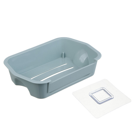 VETTA Classic Мыльница настенная, пластик, 15,5x10x3,5 см, оливковый