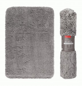 Коврик д/ванной 60*90см, микрофибра h ворса=3см, светло-корич, ЛЕННЕ, 75484 Master House