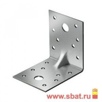 Уголок крепежный усиленный 70*70*55*2мм (цена за шт) НАКРЕПКО 012203