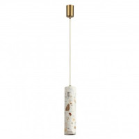 ODEON LIGHT 7012/6L L-VISION  св-к подвес св-к терраццо/ант.бронз/серый IP20 6W 3000K 220V TERRAZZO