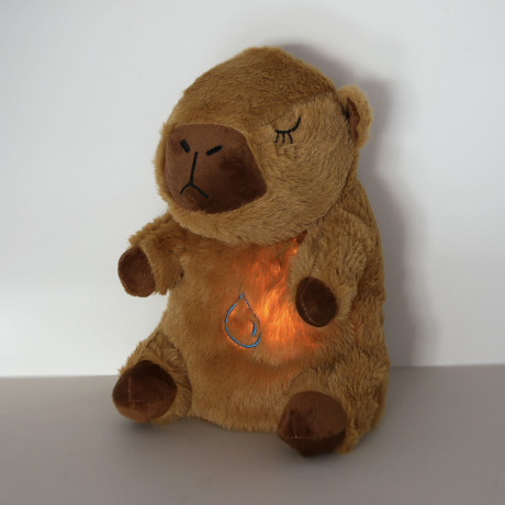 ИГРОЛЕНД Игрушка мягкая "Сплюша" в виде животного, 28 см, движ., свет, звук, ABS, полиэстер, 3хААА