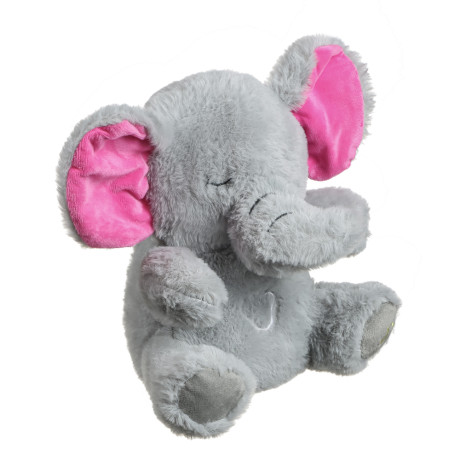 ИГРОЛЕНД Игрушка мягкая "Сплюша" в виде животного, 28 см, движ., свет, звук, ABS, полиэстер, 3хААА