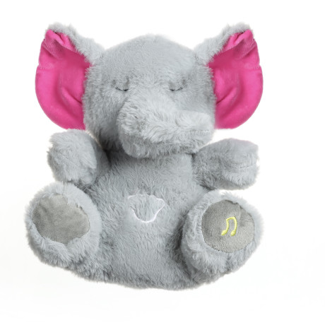 ИГРОЛЕНД Игрушка мягкая "Сплюша" в виде животного, 28 см, движ., свет, звук, ABS, полиэстер, 3хААА