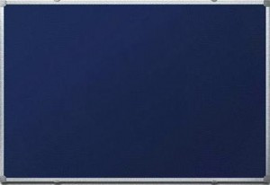 Доска для информации текстильная 90х120 синяя Attache Россия 142349