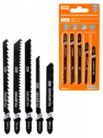 TDM Набор пилок д/электролоб по дер: T101AO,T101B,T111C,244D по метал:T118A 5 шт &quot;Рубин&quot; SQ1089-0212