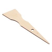 Лопатка кухонная, фанера, 25x6,5cм