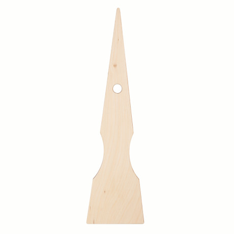 Лопатка кухонная, фанера, 25x6,5cм