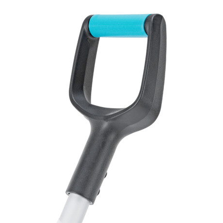 Лопата для уборки снега, полипропилен, 365х460х1500мм, алюминиевый черенок, ПВХ накладка, LUXE Palisad