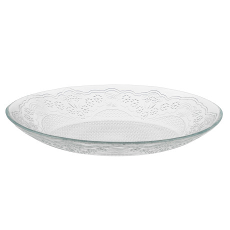 PASABAHCE Лейси Тарелка 215*165мм, упрочненное стекло, 10548SLB