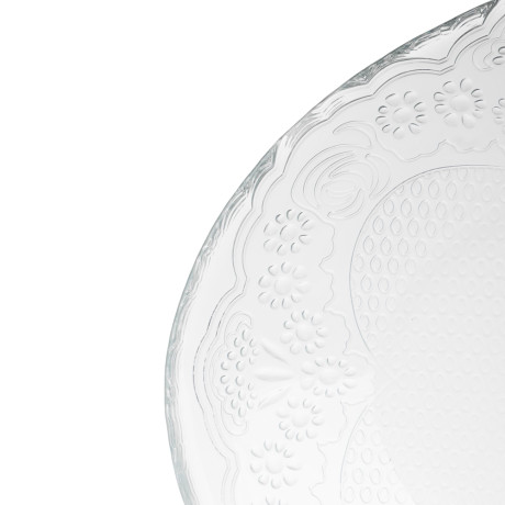 PASABAHCE Лейси Тарелка 215*165мм, упрочненное стекло, 10548SLB