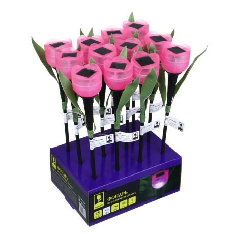 INBLOOM Фонарь на солн батарее 30х4.8см, 1LED, белый, 1.2V 40mAh Ni-MH, пластик