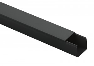 ЭРА кабель-канал ПВХ черный 25х25 2м (32м в уп., цена за 1м) KK-B-25-25 61741