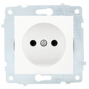 OVIVO мех. роз. СУ 1 мест. белый (ко всем рамкам) 600-000301-215