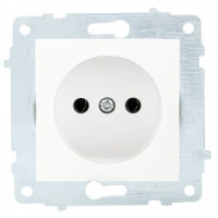 OVIVO мех. роз. СУ 1 мест. белый (ко всем рамкам) 600-000301-215