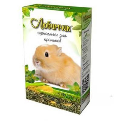 Любимчик Корм (зерносмесь) для кроликов 400 г Стандарт Здоровье и активность 0702 x14