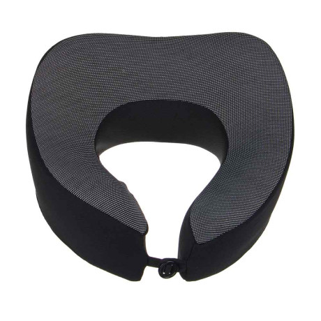 ЕРМАК Подушка для путешествий, u-образная, черная
