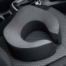 ЕРМАК Подушка для путешествий, u-образная, черная