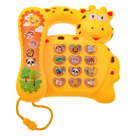 ИГРОЛЕНД Игрушка музыкальная "Телефончик", звук, свет, PP, 16х16х7см, 3хАА