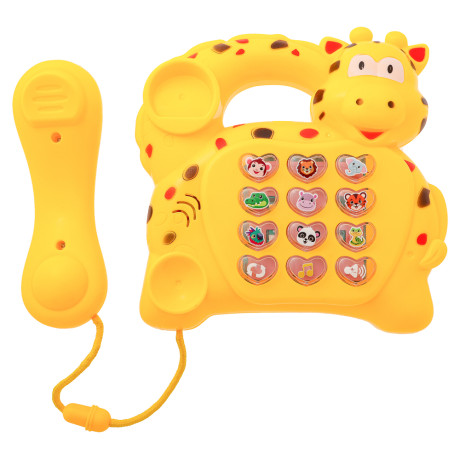ИГРОЛЕНД Игрушка музыкальная "Телефончик", звук, свет, PP, 16х16х7см, 3хАА