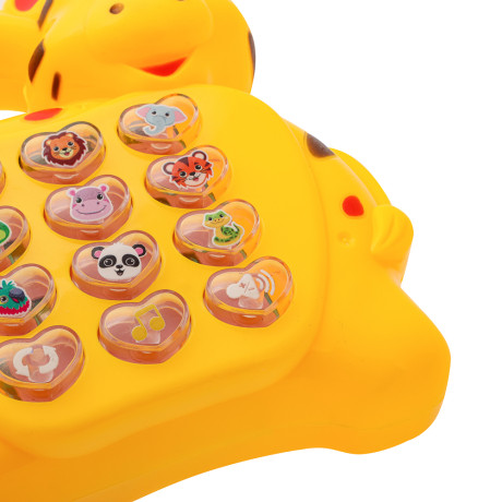 ИГРОЛЕНД Игрушка музыкальная "Телефончик", звук, свет, PP, 16х16х7см, 3хАА