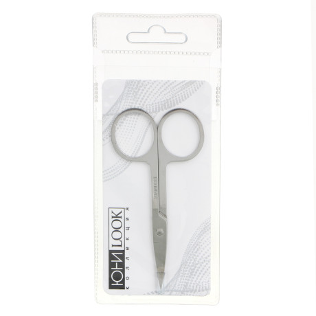 ЮНИLOOK Ножницы маникюрные для ногтей и кутикулы с загнутыми лезвиями, сталь, 8,8см