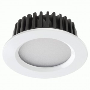 NOVOTECH 357600 NT18 158 бел. встр. св-к IP44 св/д 3000K 2K 10W 100-265V DRUM 700lm D102