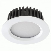 NOVOTECH 357600 NT18 158 бел. встр. св-к IP44 св/д 3000K 2K 10W 100-265V DRUM 700lm D102