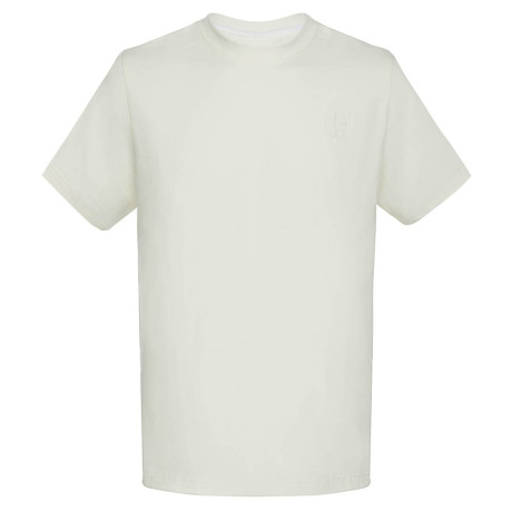 Футболка с вышивкой BY, унисекс, белая, разм.M