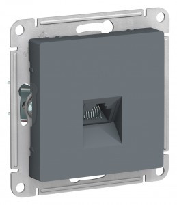 Systeme Electric AtlasDesign мех. роз. комп. СУ 1 мест. грифель (пл.осн., RJ45) ATN000783 (5!)