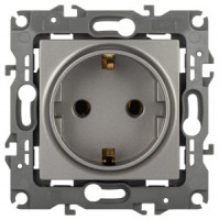 ЭРА 12 мех. роз. СУ 1 мест. 16А земля, автоклеммы, титан 12-2101-16