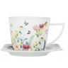 Набор чайный 2 пр., 250мл, MILLIMI, Цветы, фарфор
