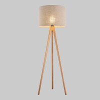 TK Lighting Торшер 1x15W 500х500х1500 дерево бежев./светлое дерево Grand TK 16021