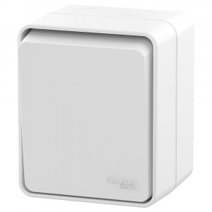 Systeme Electric AtlasDesign Profi54 выкл. ОУ 1 кл. кнопка 10А бел. (IP54) ATN540115 (12!)