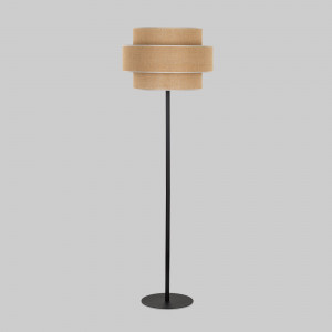 TK Lighting Торшер 1х15W 500х500х1550 металл черный/корич. Calisto 5405 a068432