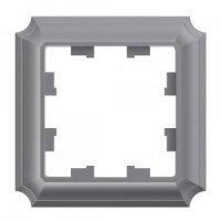 Systeme Electric AtlasDesign ANTIQUE рамка СУ 1 мест. СТАЛЬ ATN100901 (10!)