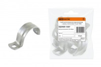 TDM скоба метал. оцинк. сталь однолапк. d 25-26мм (10!) SQ0409-1007