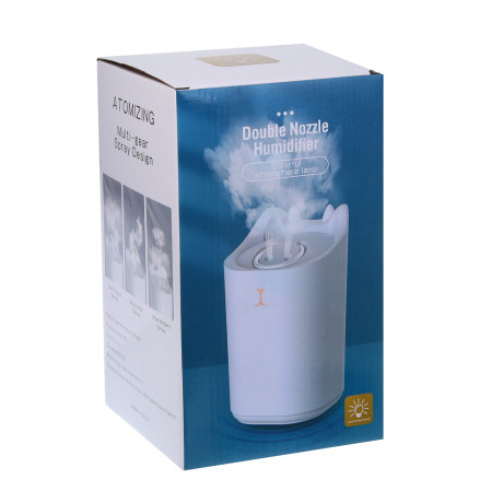 LEBEN Увлажнитель воздуха, 3,3л, 25x14x14см, питание от USB, 5Вт, белый